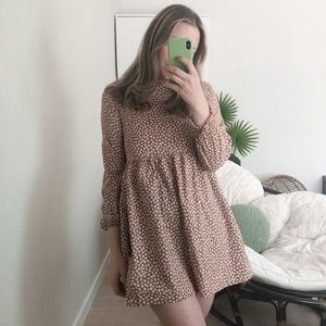 RYLEE + CRU DITSY FLORAL MINI DRESS